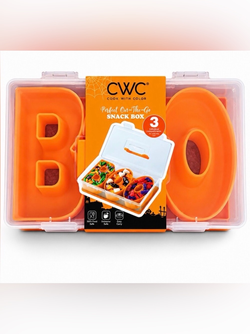 Cook With Color Perfect On The Go BOO Snack Box NIP